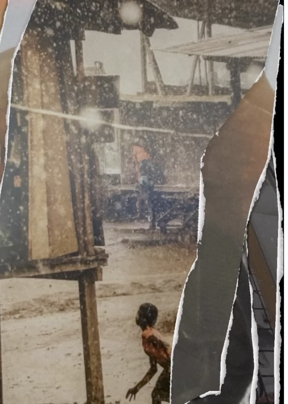 moldura negra con metacrilato